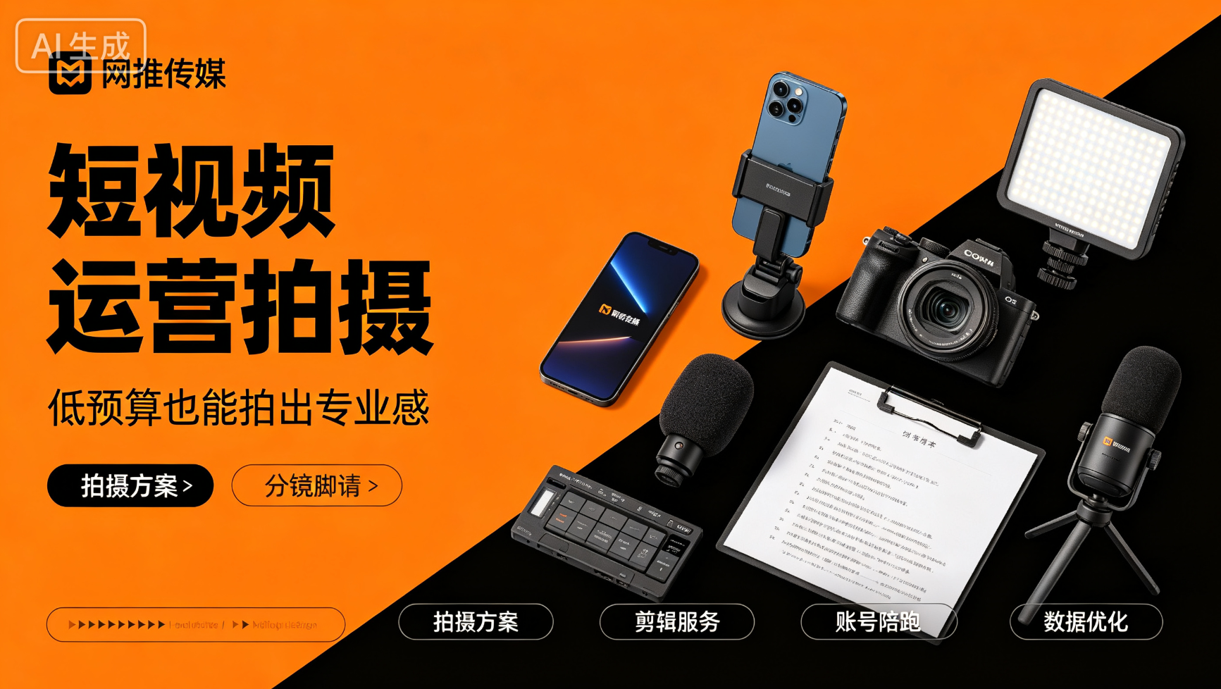 网推传媒短视频运营服务案例展示